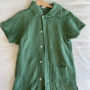 Mabo Kids Gauze button down 10-12yr